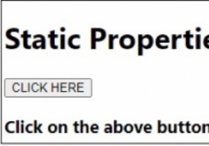 Static Properties in JavaScript
