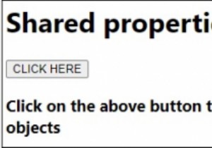 Shared properties in JavaScript