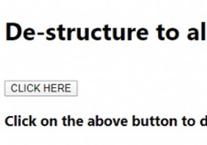 Is it possible to de-structure to already-declared variables? In JavaScript?