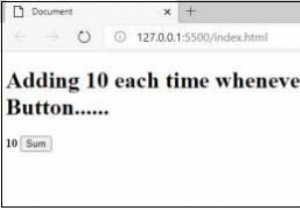 JavaScript Sum function on the click of a button