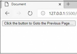 Implement Onclick in JavaScript and allow web browser to go back to previous page?