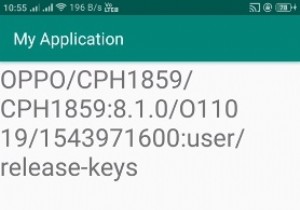 How to get programmatically android device finger print information?