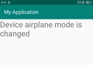 How to find device airplane mode is changed in android?