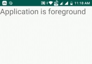 How to detect when an Android app goes to the background and come back to the foreground?