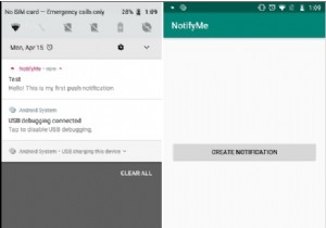 How to create notifications that do not go away when clicked in Android?