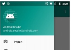 How to create a custom navigation drawer in Android?