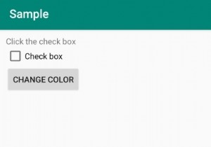 How to change the color of the Check box in Android?