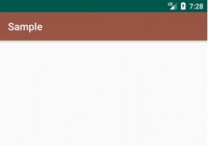 How do I change the background color of the ActionBar of an ActionBarActivity?
