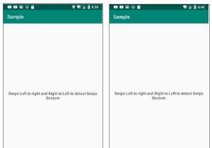 How to handle right-to-left and left-to-right swipe gestures on Android?