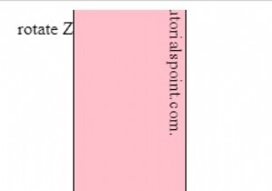 Rotate transform the element by using z-axis with CSS3