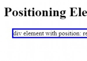 CSS position: relative;