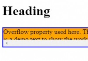 CSS overflow: scroll