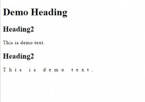 Letter Spacing using CSS