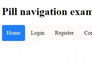 How to create a pill navigation menu with CSS?