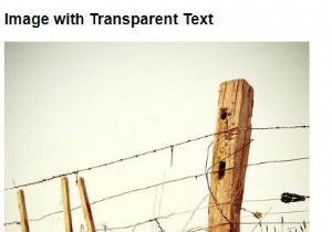 How to create an image with a transparent background text using CSS?