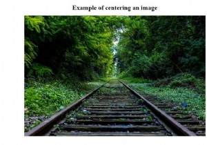How to center an image with CSS?