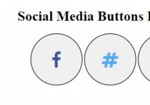 How to style social media buttons with CSS?