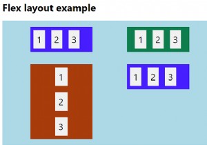 Advance CSS layout with flexbox