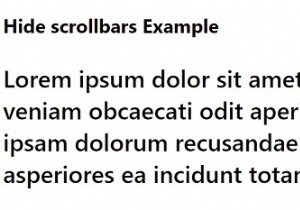 How to hide scrollbars with CSS?