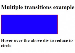 Performing multiple transitions using CSS3