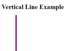How to create a vertical line with CSS?