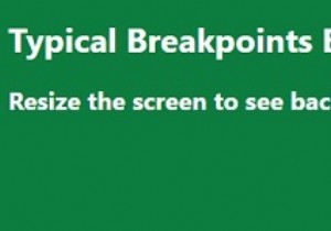 How to use media queries for common device breakpoints with CSS?