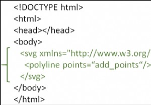 How to draw a polyline in HTML5 SVG?