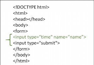 How to use time input type in HTML?