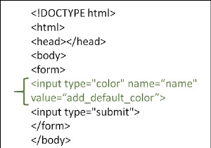 How to use input type field with the color picker in HTML?