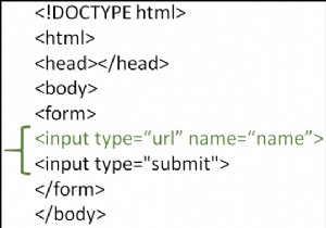 How to use URL input type in HTML?