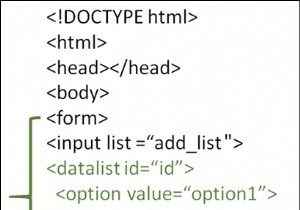 How to use list attribute in HTML?