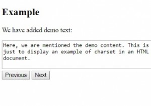 HTML Charset