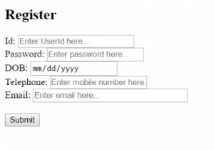 HTML <input> size Attribute