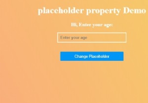 HTML DOM Input Number placeholder Property