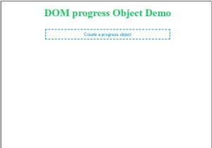 HTML DOM Progress Object