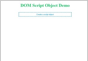 HTML DOM Script Object