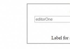HTML DOM Label htmlFor Property