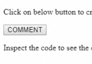 HTML DOM createComment() method