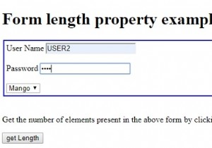 HTML DOM Form length Property