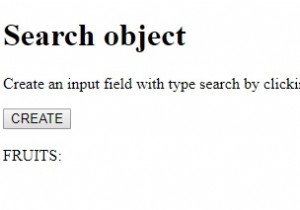 HTML DOM Input Search object