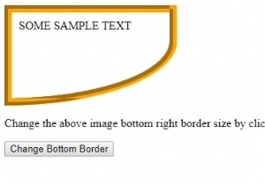 HTML DOM Style borderBottomRightRadius Property