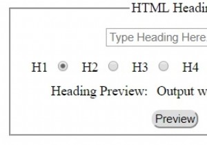 HTML Heading