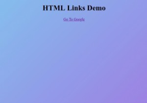 HTML Links
