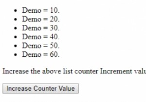 HTML DOM Style counterIncrement Property