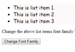 HTML DOM Style fontFamily Property