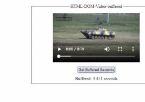 HTML DOM Video buffered Property