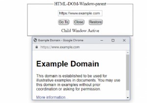 HTML DOM Window parent Property