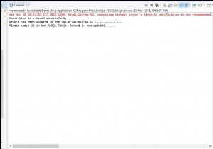 How to update data in a MySQL database with Java?
