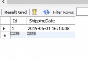 How to apply NOW() to timestamps field in MySQL Workbench?
