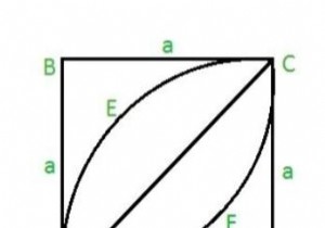 Area of a leaf inside a square in C Program?
